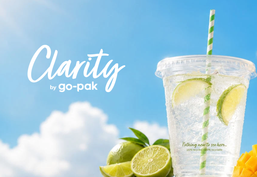 Go-Pak Group Launches 100% Recycled PET Cups for Foodservice Market