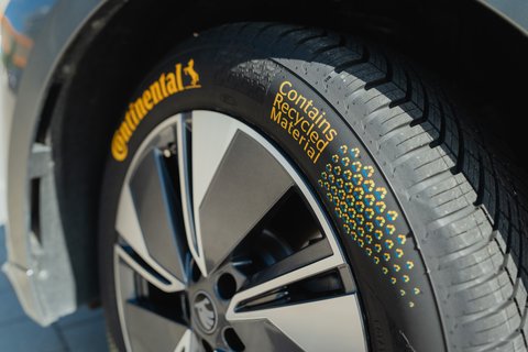 Continental Develops Concept Tire With More Than 40% Recycled Materials for EU Project