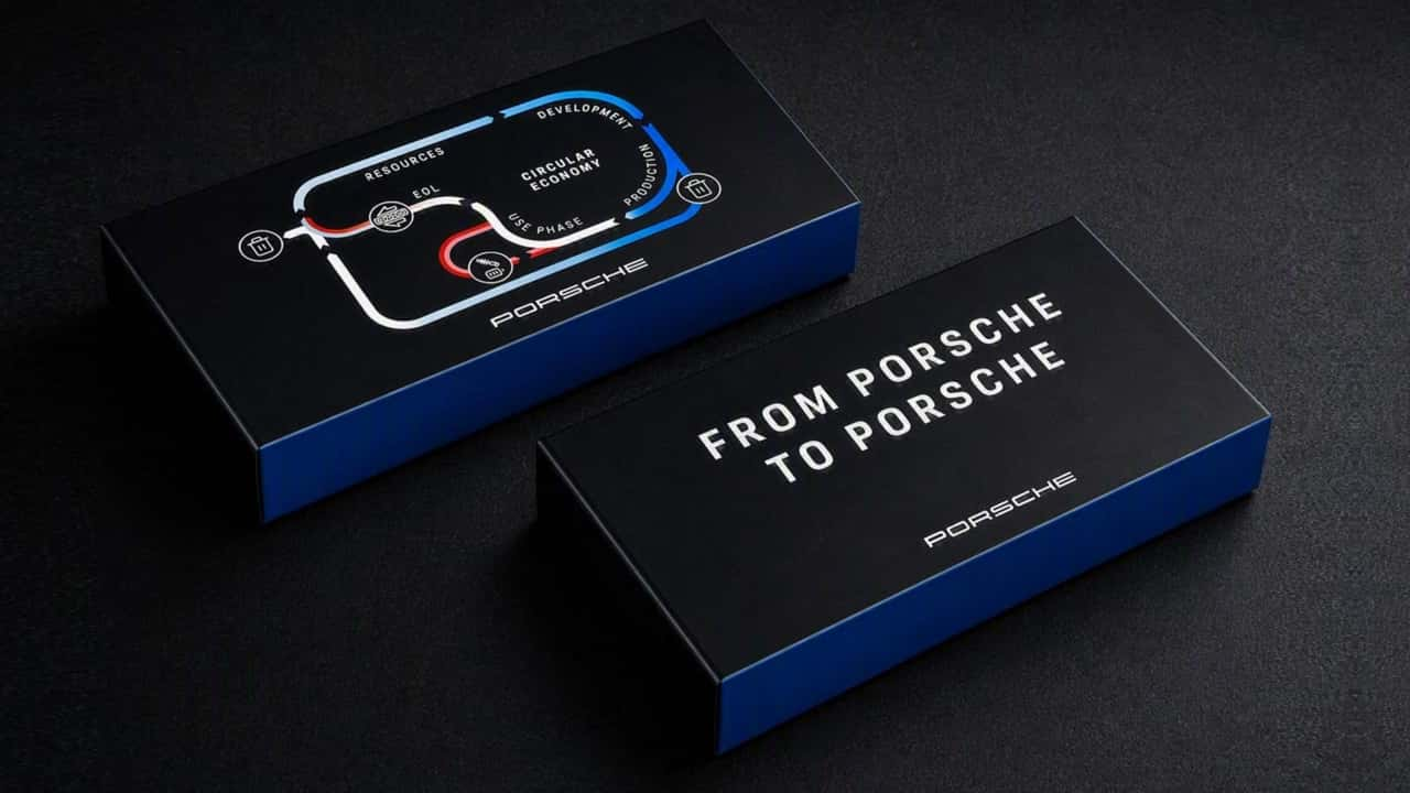 Porsche Produces Battery Cells Using 100% Recycled Raw Materials